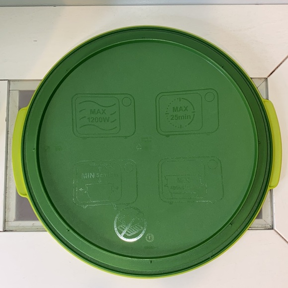 Tupperware Smart Stack Steamer Complete 5 Piece Set Green - Picture 7 of 13